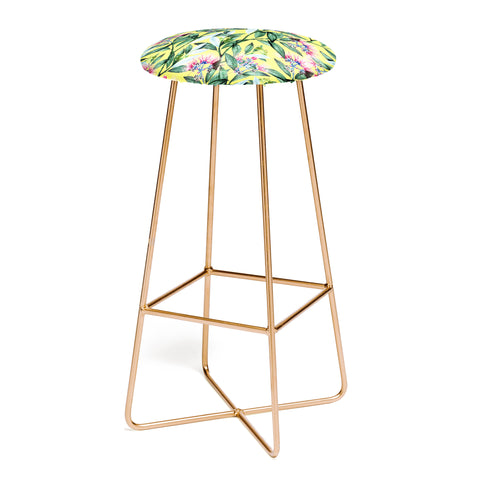 83 Oranges Floral Cure Two Bar Stool
