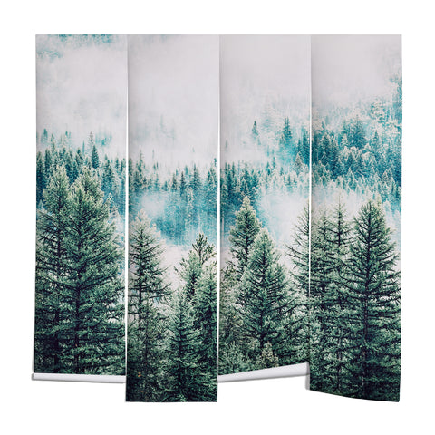 83 Oranges Forest And Fog Wall Mural