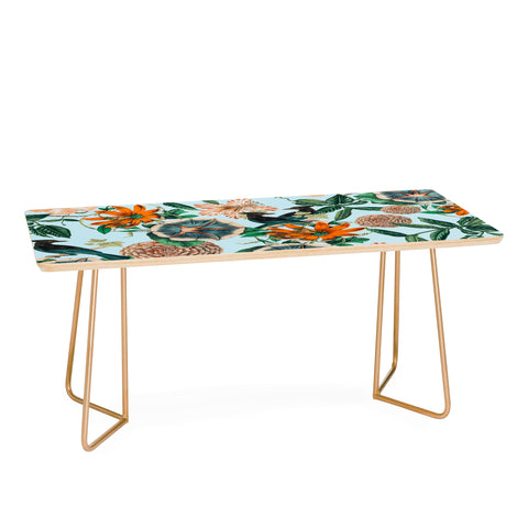 83 Oranges Forest Birds Coffee Table