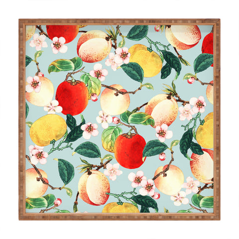 83 Oranges Fruity Summer Square Tray