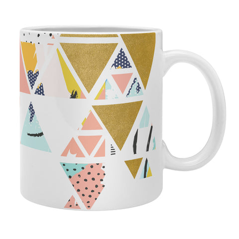 83 Oranges Geometric Abstraction Coffee Mug