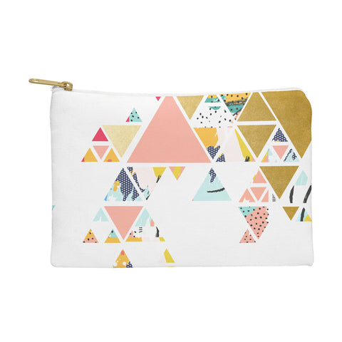 83 Oranges Geometric Abstraction Pouch