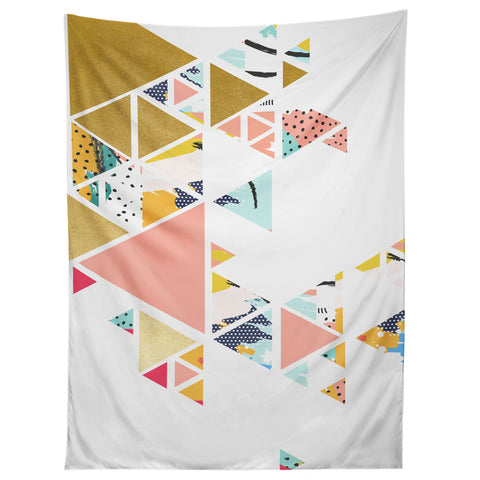 83 Oranges Geometric Abstraction Tapestry