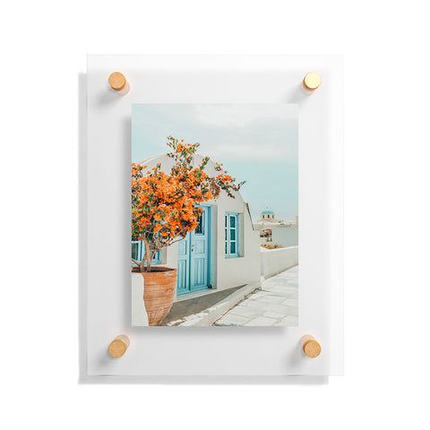 83 Oranges Greece Photography Travel Floating Acrylic Print