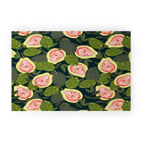 83 Oranges Guava Welcome Mat