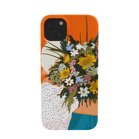 83 Oranges Happiness Is To Hold Flowers Phone Case
