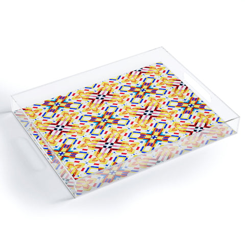 83 Oranges Happiness Pattern Acrylic Tray