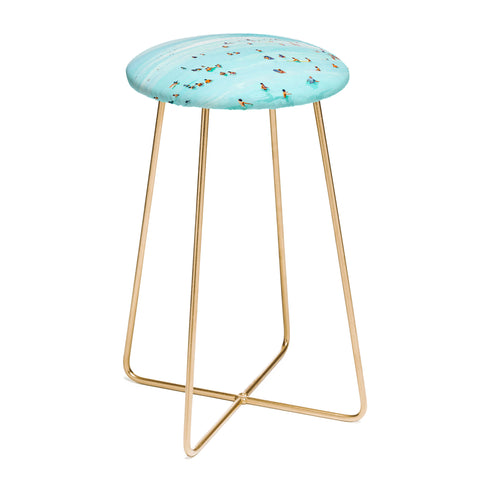 83 Oranges Hot Summer Day Counter Stool