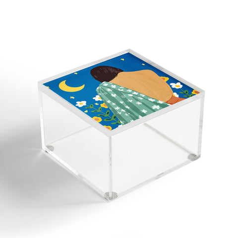 83 Oranges I Have Loved The Moon Acrylic Box