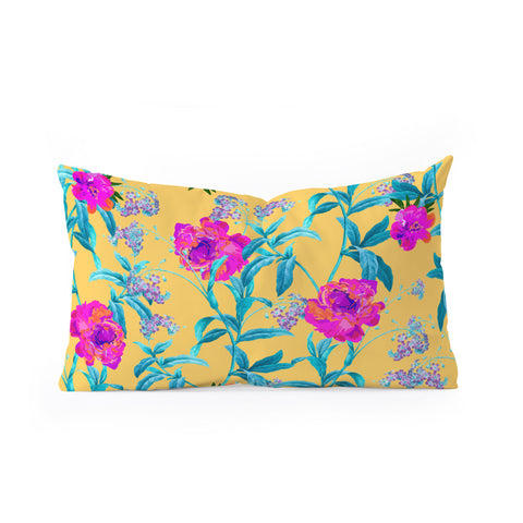 83 Oranges In Blossom Oblong Throw Pillow