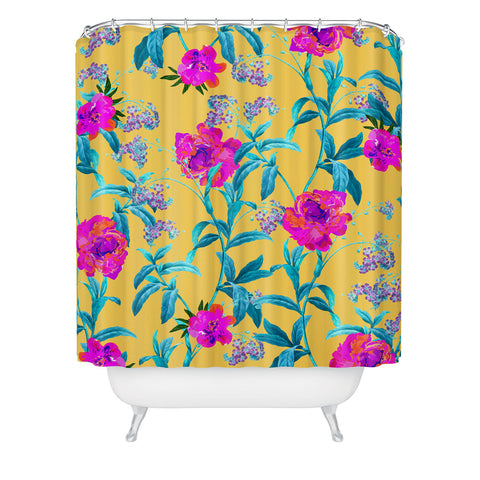 83 Oranges In Blossom Shower Curtain