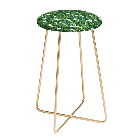 83 Oranges Leafy Nature Counter Stool