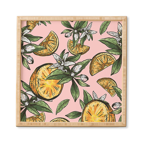 83 Oranges Lemon Crush Framed Wall Art