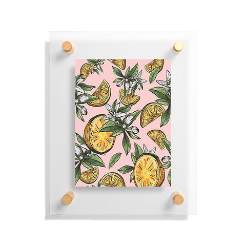 83 Oranges Lemon Crush Floating Acrylic Print