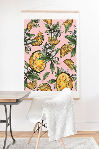 83 Oranges Lemon Crush Art Print And Hanger