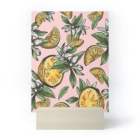83 Oranges Lemon Crush Mini Art Print