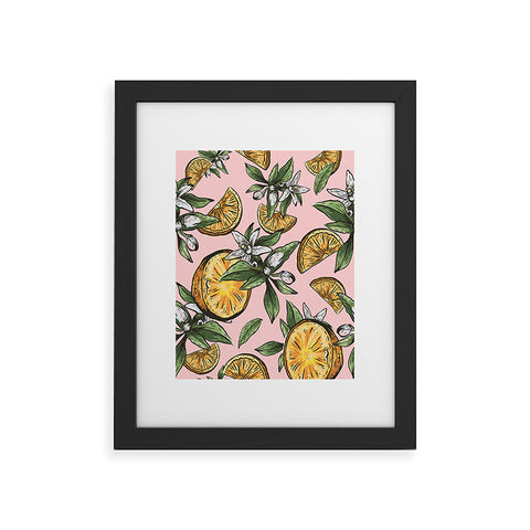 83 Oranges Lemon Crush Framed Art Print