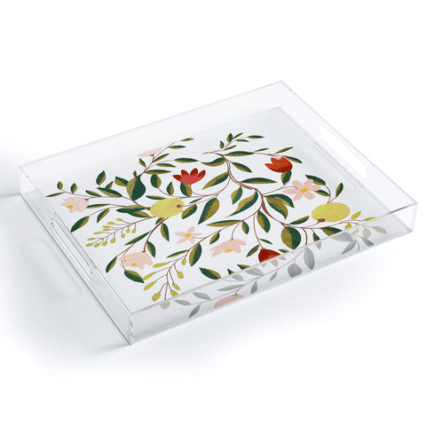 83 Oranges Lovely And Fine Acrylic Tray