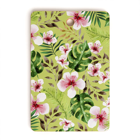 83 Oranges Lovely Floral Cutting Board Rectangle