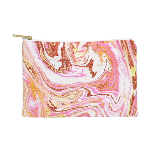 83 Oranges Marble and Rose Gold Dust Pouch