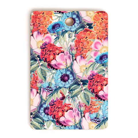 83 Oranges Neon Bloom Cutting Board Rectangle