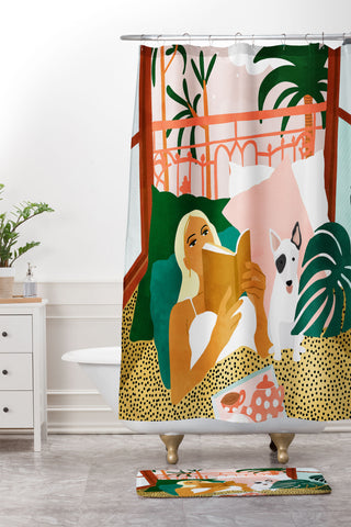 83 Oranges No matter where you are going Shower Curtain And Mat