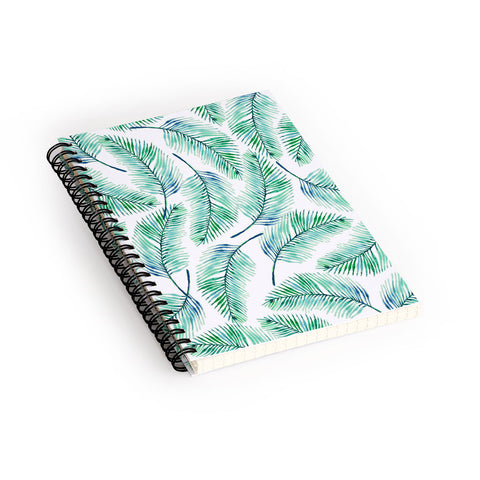 83 Oranges Palms Watercolor Spiral Notebook