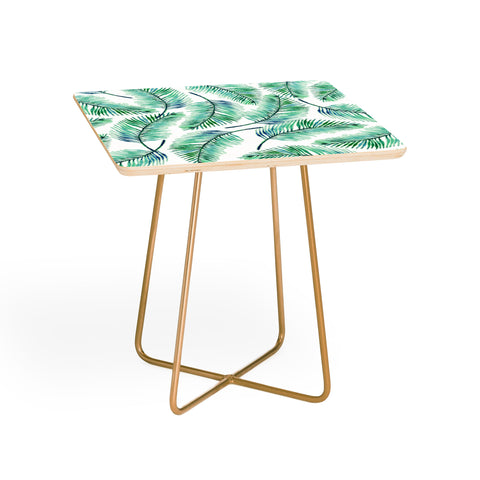 83 Oranges Palms Watercolor Side Table