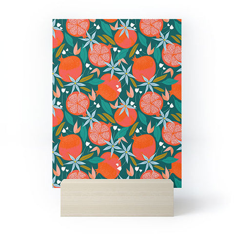 83 Oranges Summer Pomegranate Mini Art Print