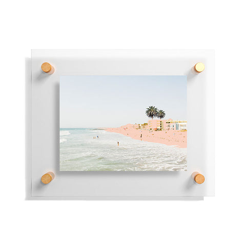 83 Oranges The Pink Beach Floating Acrylic Print