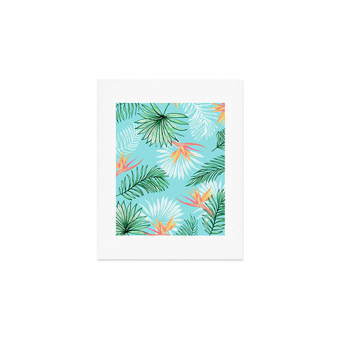 83 Oranges Tropic Palm Art Print