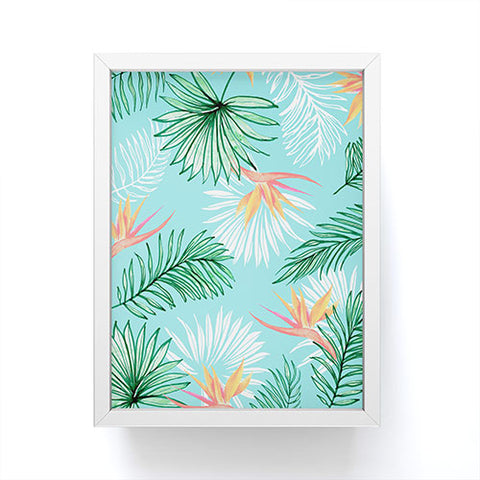 83 Oranges Tropic Palm Framed Mini Art Print