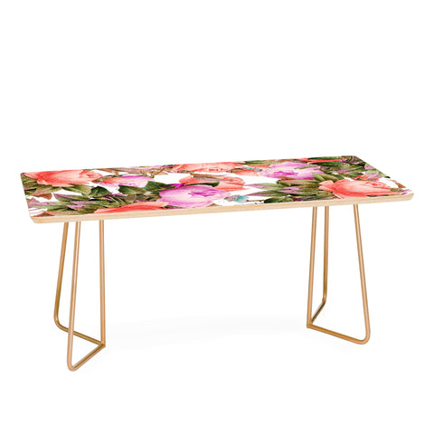 83 Oranges Tropical Flora Coffee Table