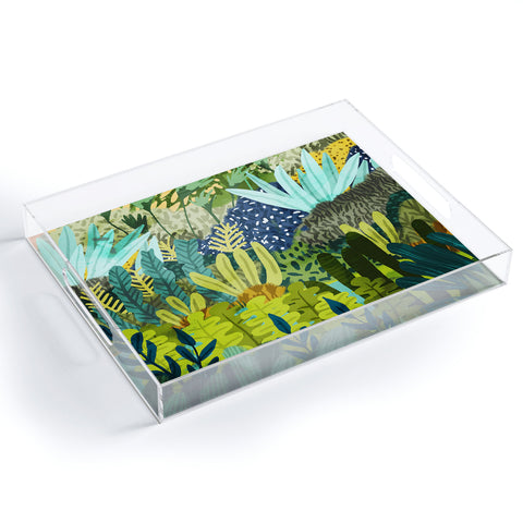 83 Oranges Wild Jungle Painting Forest Acrylic Tray