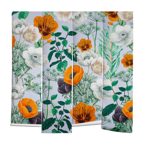 83 Oranges Wildflower Forest Wall Mural