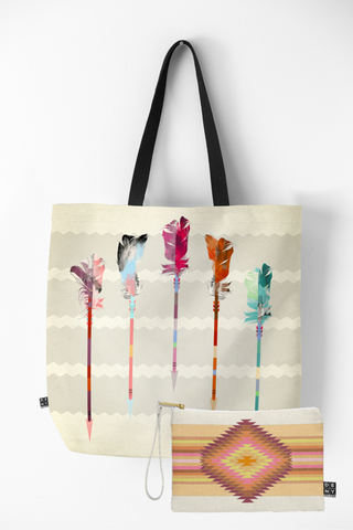 Feathered Arrows Bag Set