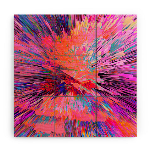 Adam Priester Color Explosion I Wood Wall Mural