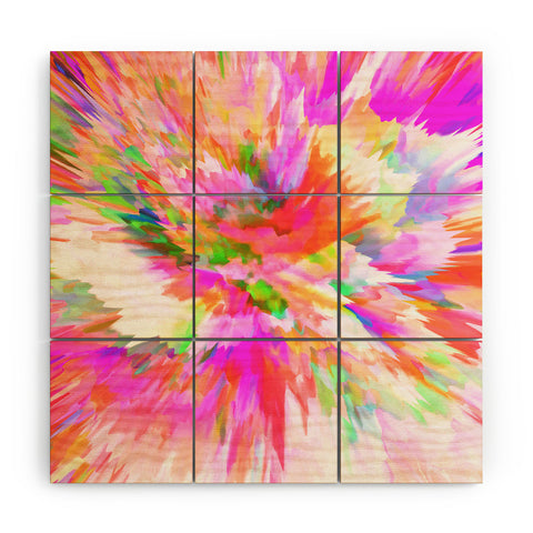 Adam Priester Color Explosion IV Wood Wall Mural