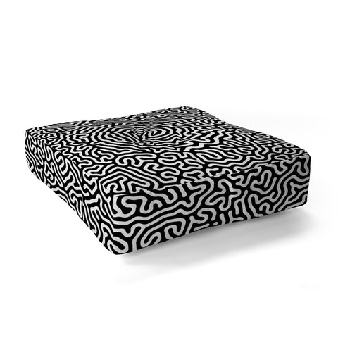 Adam Priester Coral Pattern I Floor Pillow Square