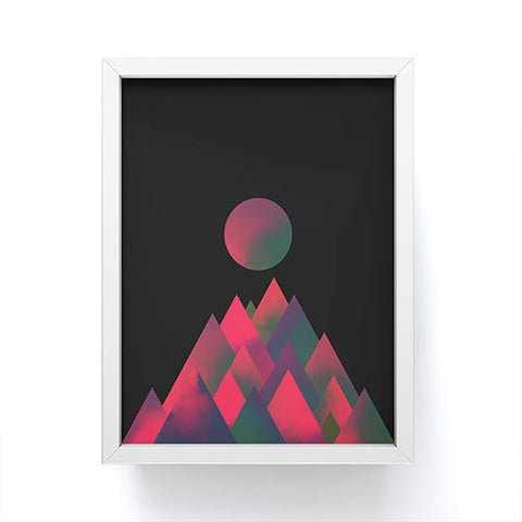 Adam Priester Dark Peaks Framed Mini Art Print