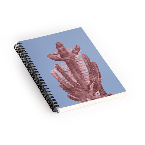 Adam Priester Rose Quartz Cactus Spiral Notebook