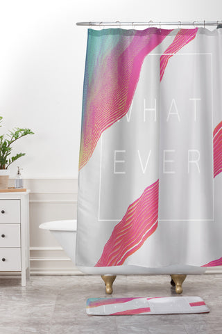 Adam Priester Whatever Whatever Shower Curtain And Mat