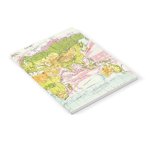 Adam Shaw World Map of Mother Nature Notebook
