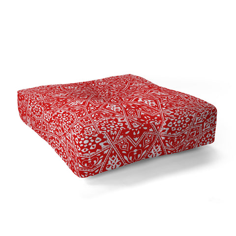 Aimee St Hill Amirah Red Floor Pillow Square