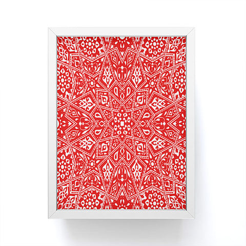Aimee St Hill Amirah Red Framed Mini Art Print