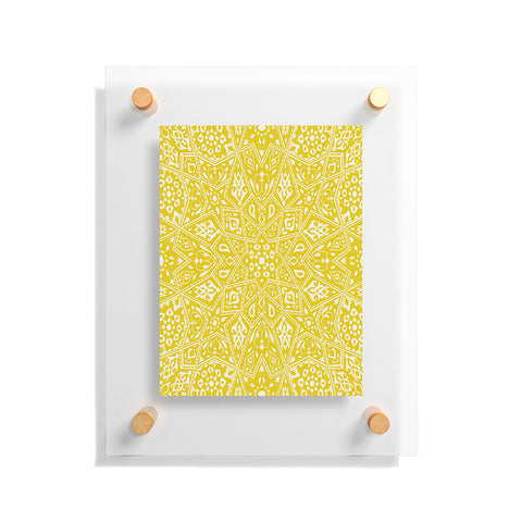 Aimee St Hill Amirah Yellow Floating Acrylic Print