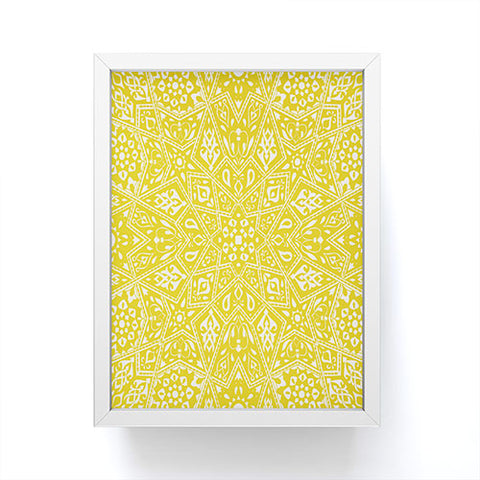 Aimee St Hill Amirah Yellow Framed Mini Art Print