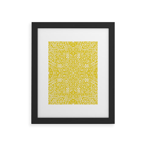 Aimee St Hill Amirah Yellow Framed Art Print