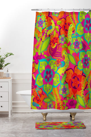 Aimee St Hill Birds In Hiding Shower Curtain And Mat