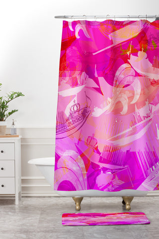 Aimee St Hill Boats Shower Curtain And Mat